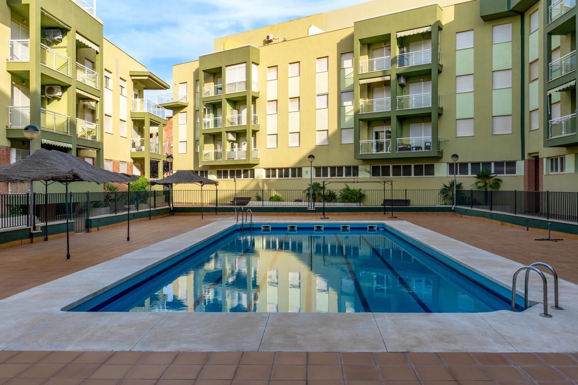 Bonito Apartamento En La Playa Con Piscina Torrenueva  Exteriör bild